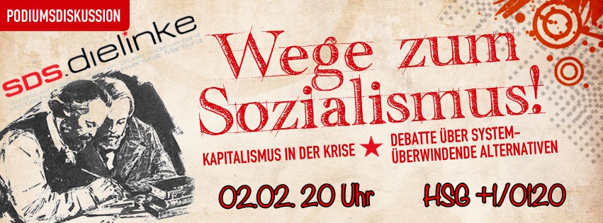 Podiumsdiskussion: Wege zum Sozialismus? Kapitalismus in der Krise – Debatten über systemüberwindende Alternativen