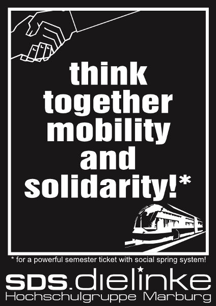 Continued solidary financing of the students ticket