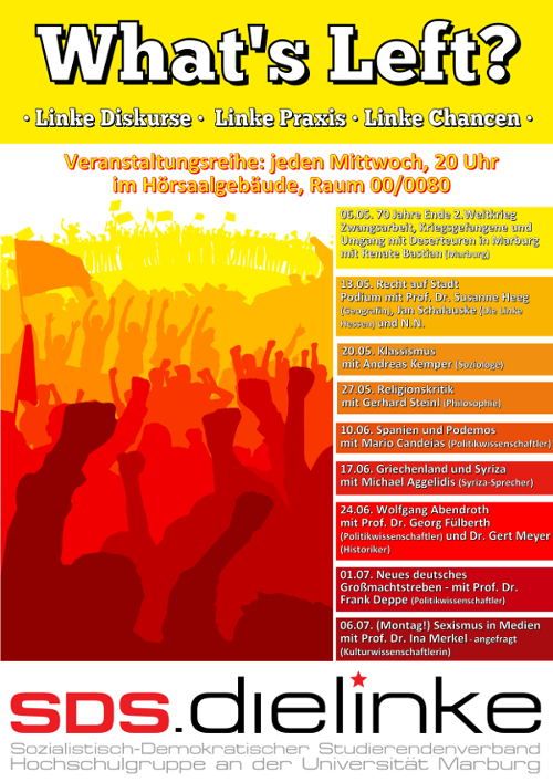 What's Left? – Linke Diskurse, linke Praxis, linke Chancen